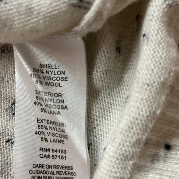 Calvin Klein Sweater Turtleneck Lightweight Top Knit Long Sleeve Speckled Size L - Picture 7 of 11